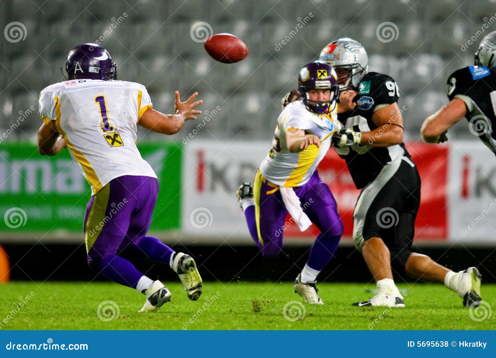 Raiders vs. Vikings editorial stock photo. Image of teamwork 5695638