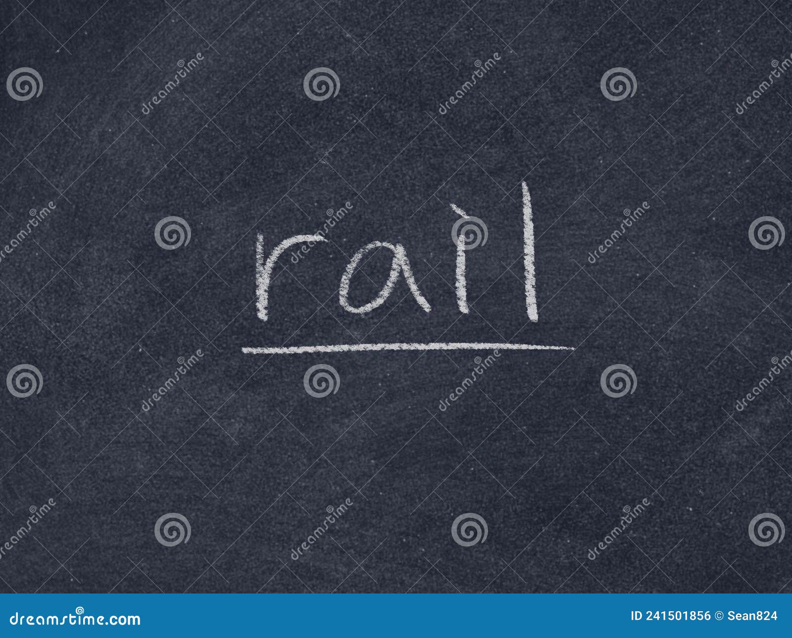 Rail stock photo. Image of chalkboard, text, rail, word 241501856