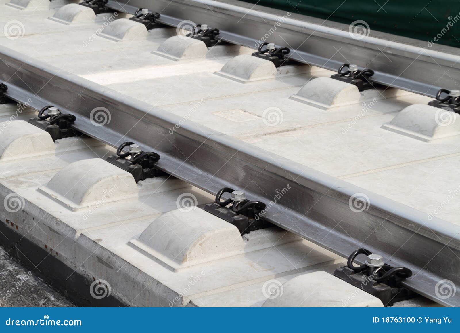 Rail track stock photo. Image of road, track, train, long 18763100