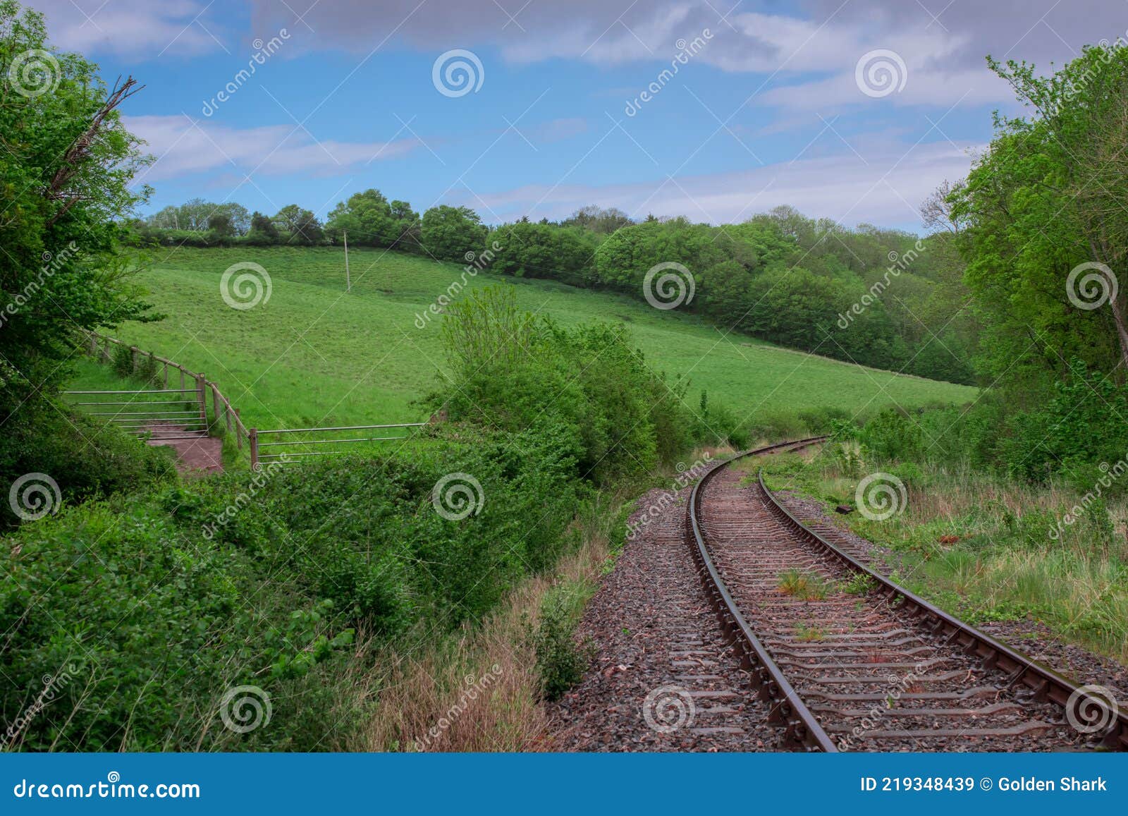 Rail the Tracks of the UK Railways Stock Image Image of platform