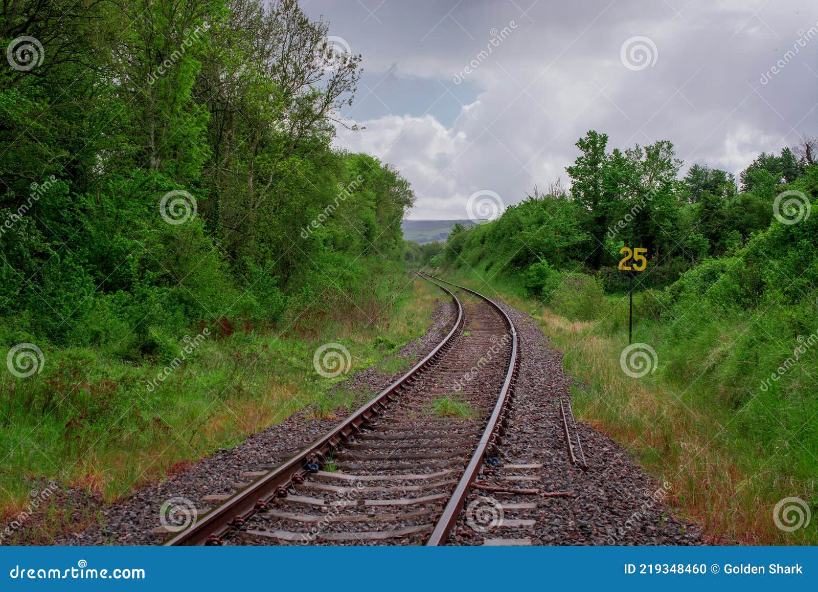 Rail the Tracks of the UK Railways Stock Photo Image of change