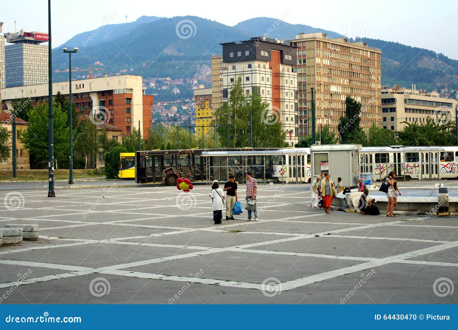 rail and tram station, sarajevo, bosnia herzegovina