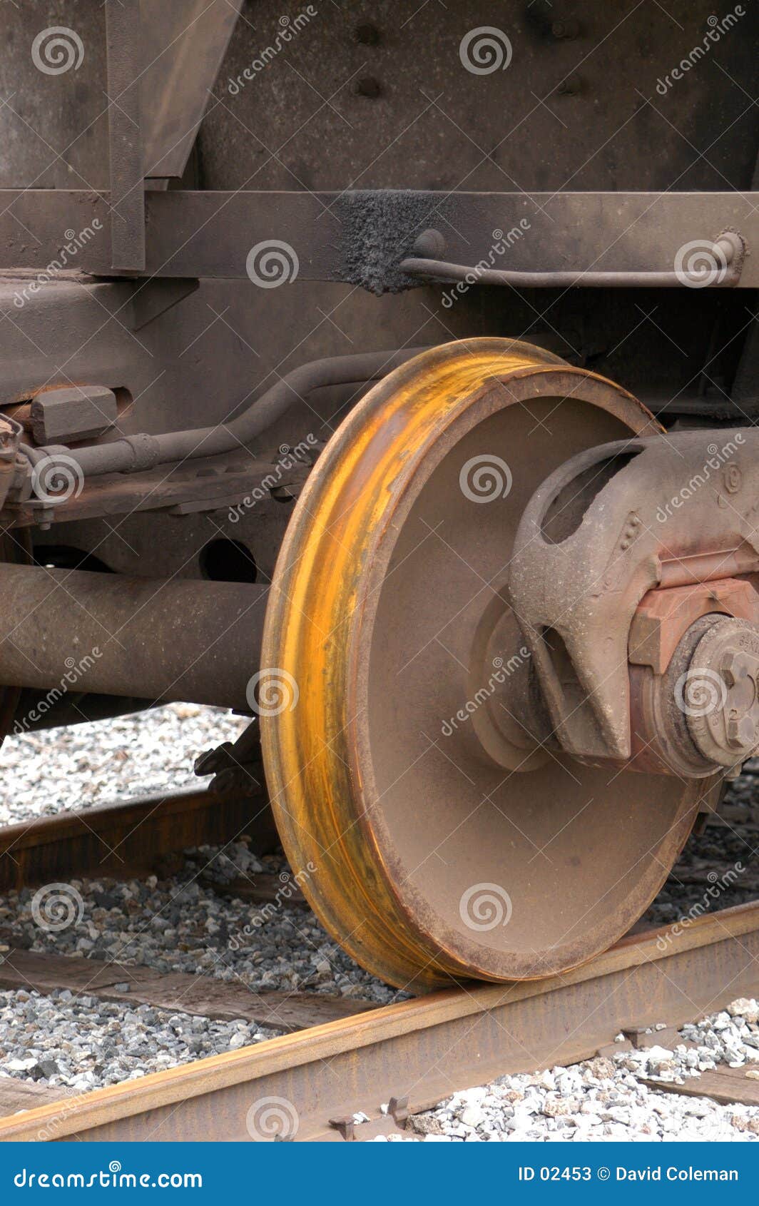 Rail Wheel stock image. Image of close, metal, transportation 2453