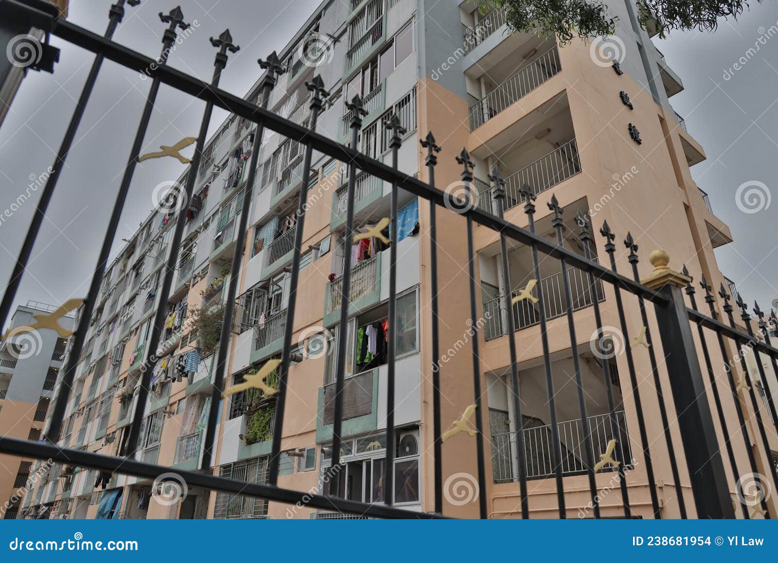 The Railing , Outside the Apartment, Hong Kong 10 Jan 2022 Editorial