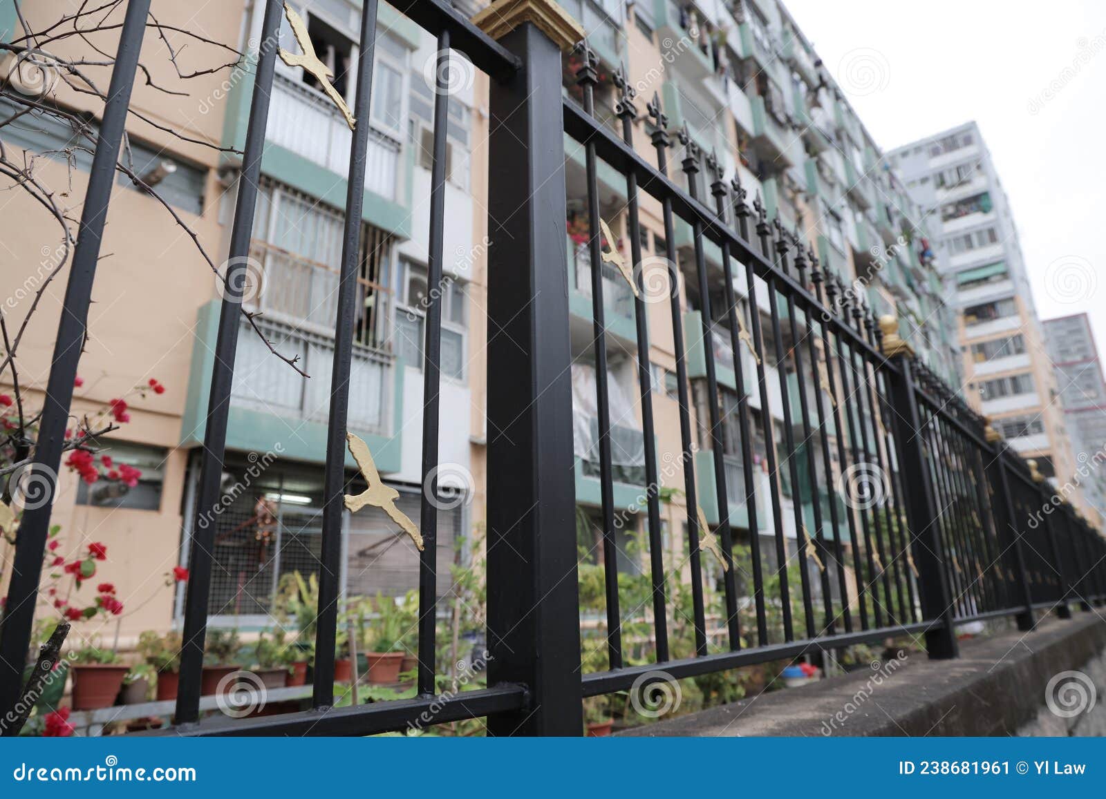 The Railing , Outside the Apartment, Hong Kong 10 Jan 2022 Editorial