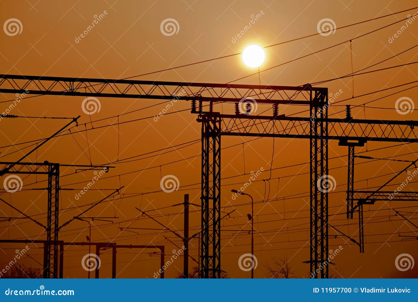 Railroad electric stock photo. Image of electrical, modernity 11957700