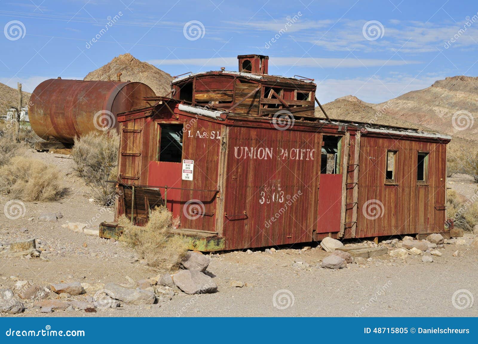 railroad freight wagon; rhyolite ghost town, nevada