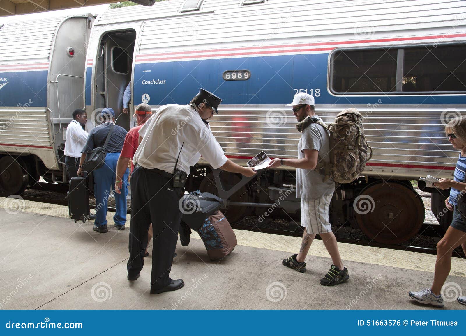 Railroad Inspector Checking Tickets Editorial Photo Image Of