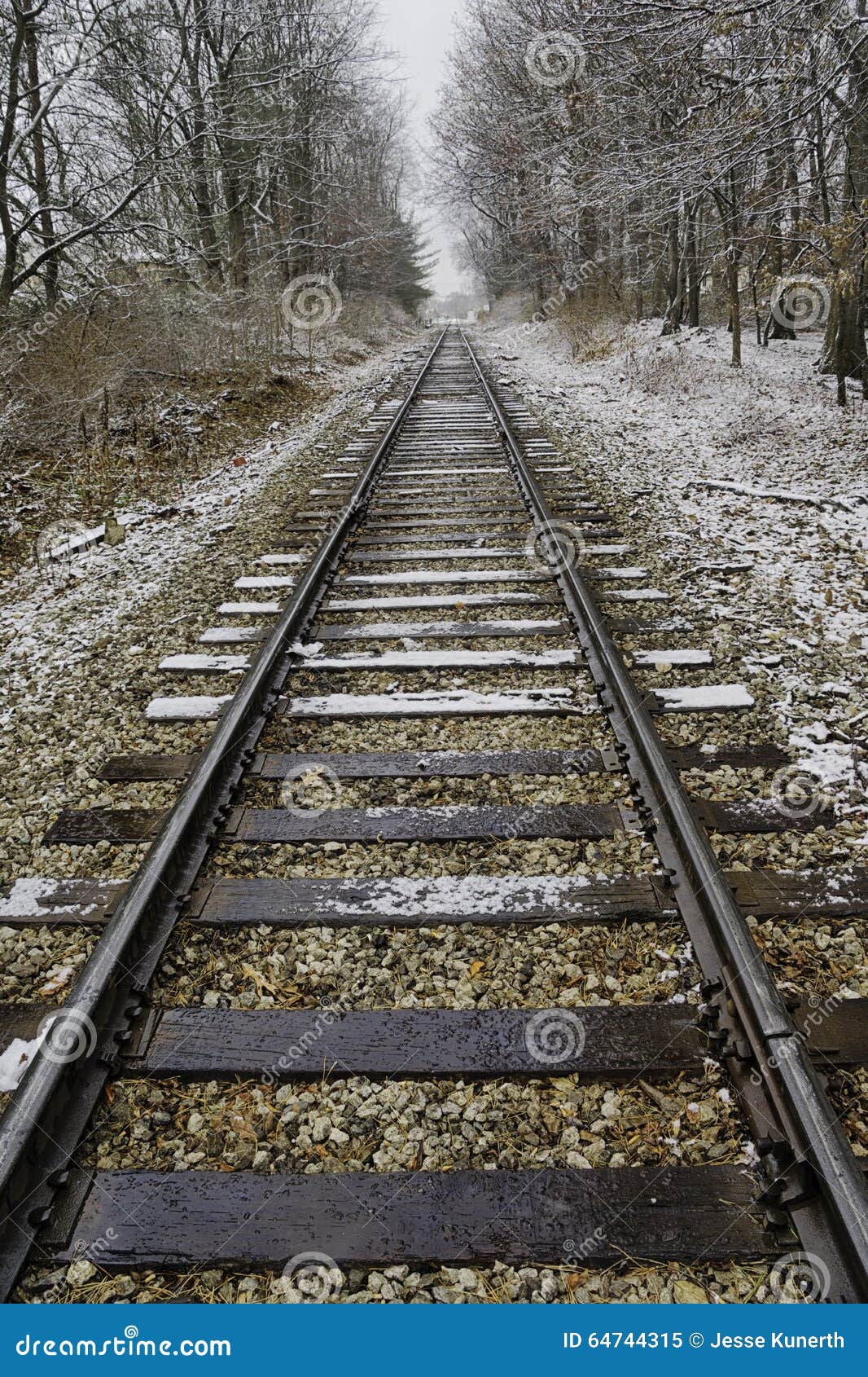 Railroad Tracks in Canton, Ohio Stock Image Image of ohio, winter