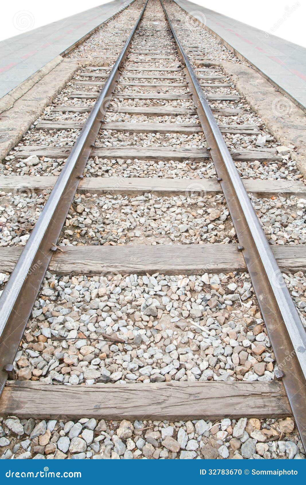 Railroad tracks stock photo. Image of steel, dimensional 32783670