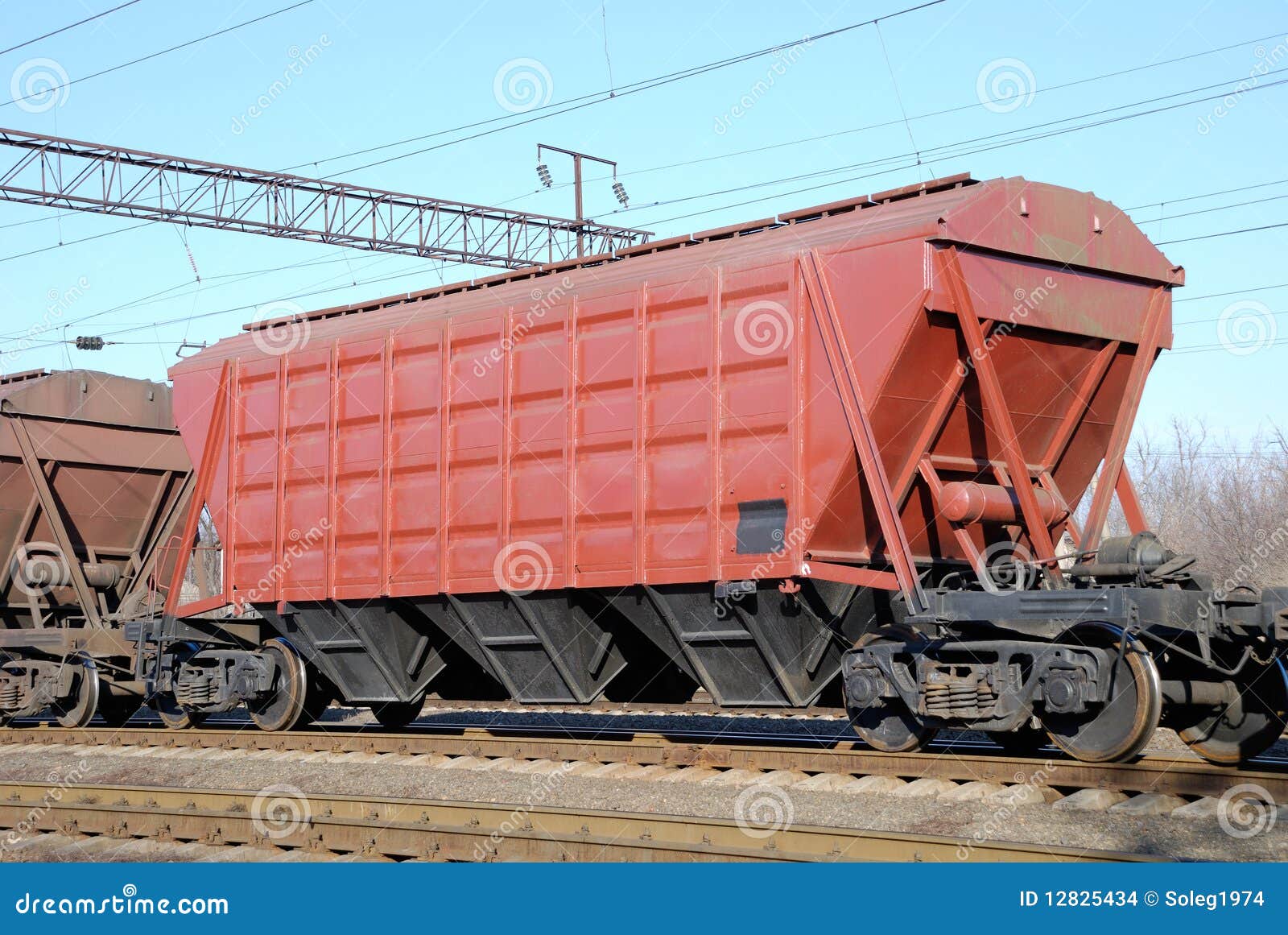 Railway Cars for Various Cargoes Stock Photo Image of schedule