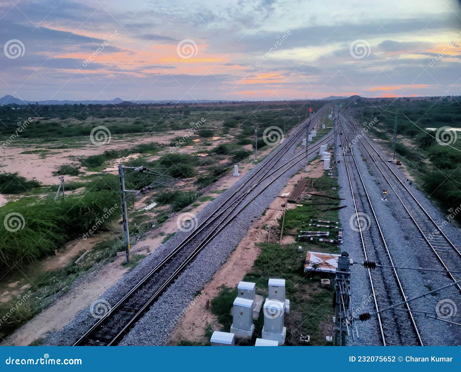 Railway Electrification System RoyaltyFree Stock Photo CartoonDealer