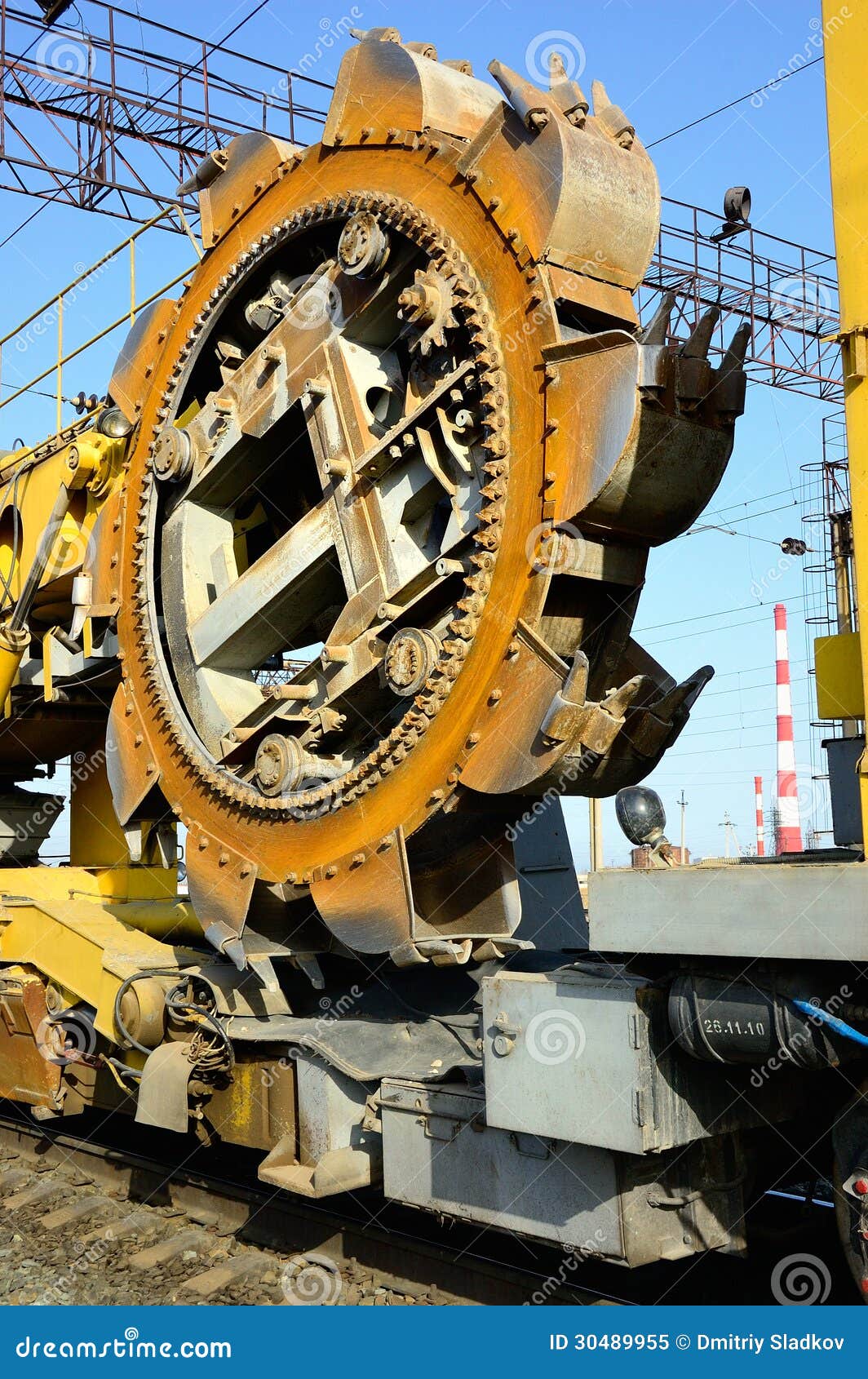 Railway equipment stock image. Image of circle, engineering 30489955