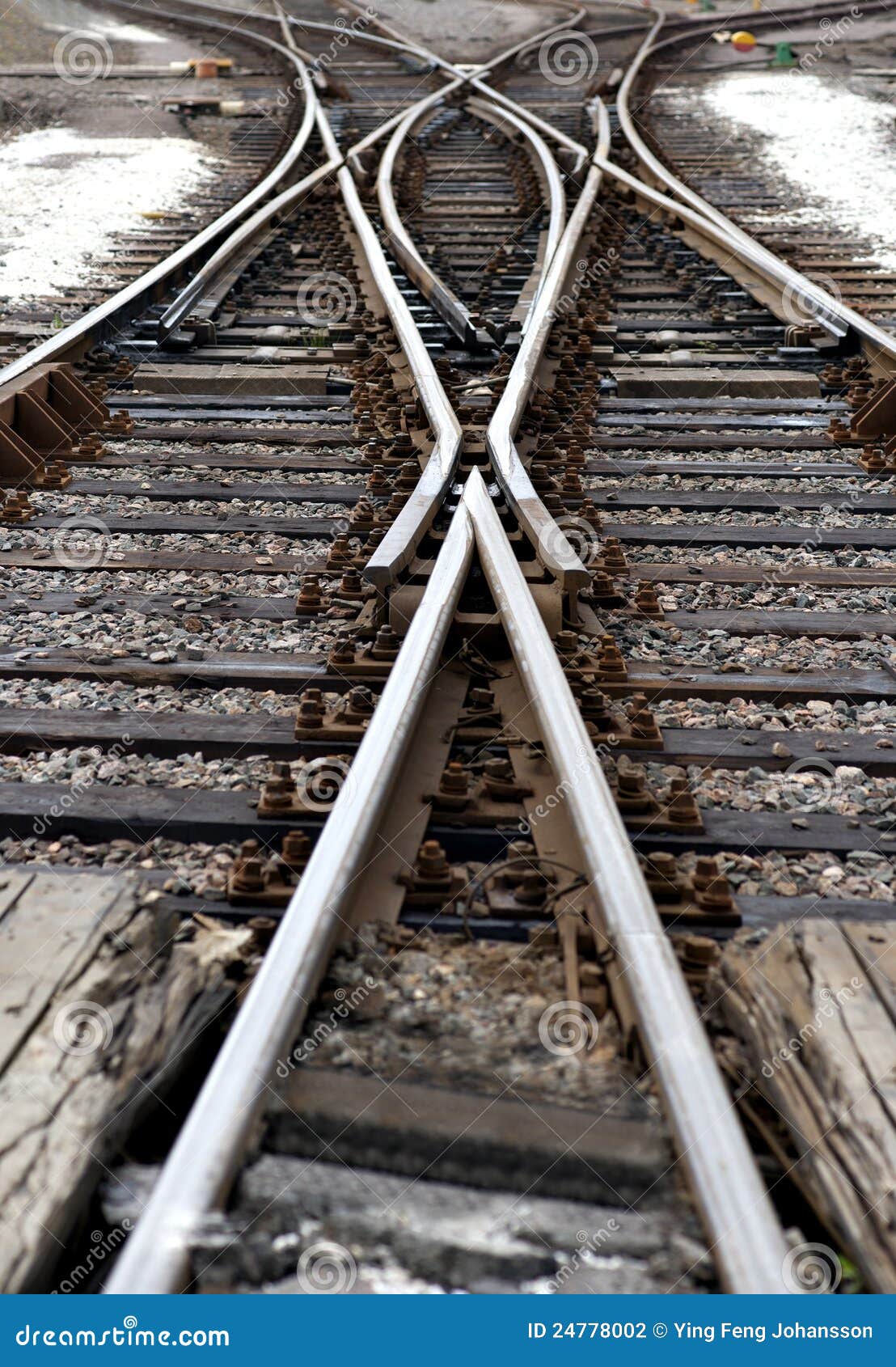 Railway junction stock photo. Image of intersection, steel 24778002