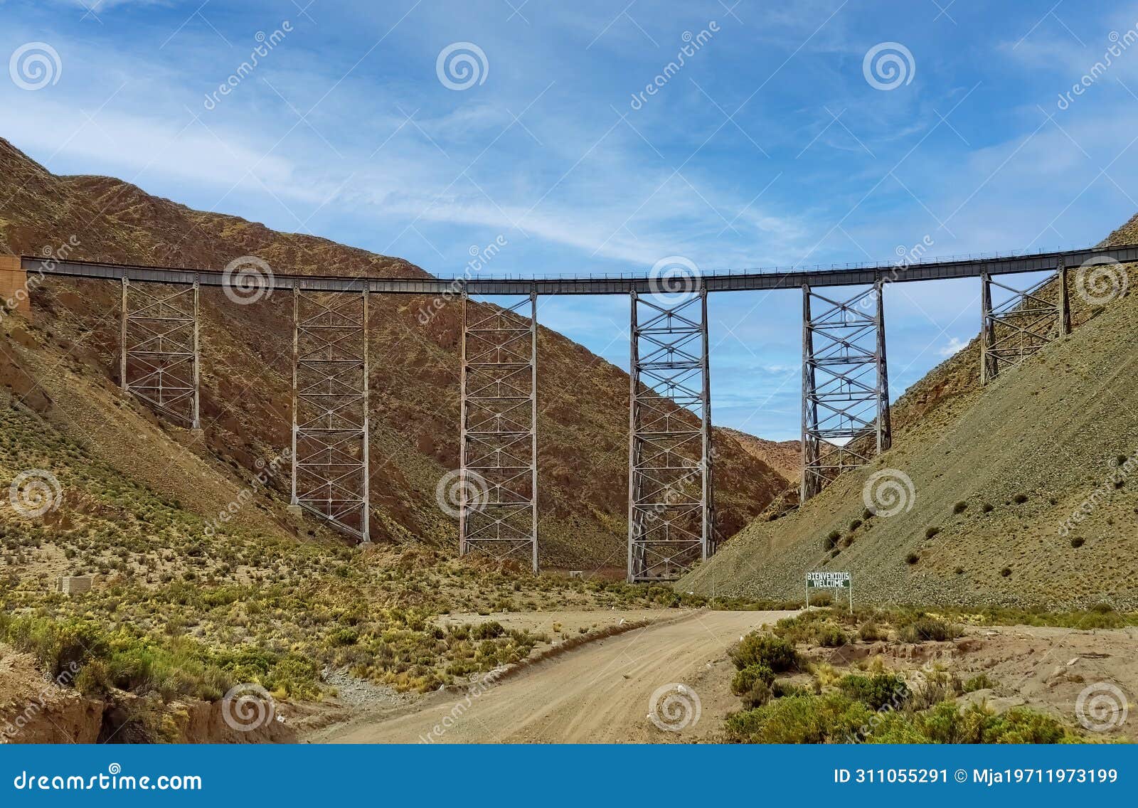 a polvorilla railway viaduct salta argentina