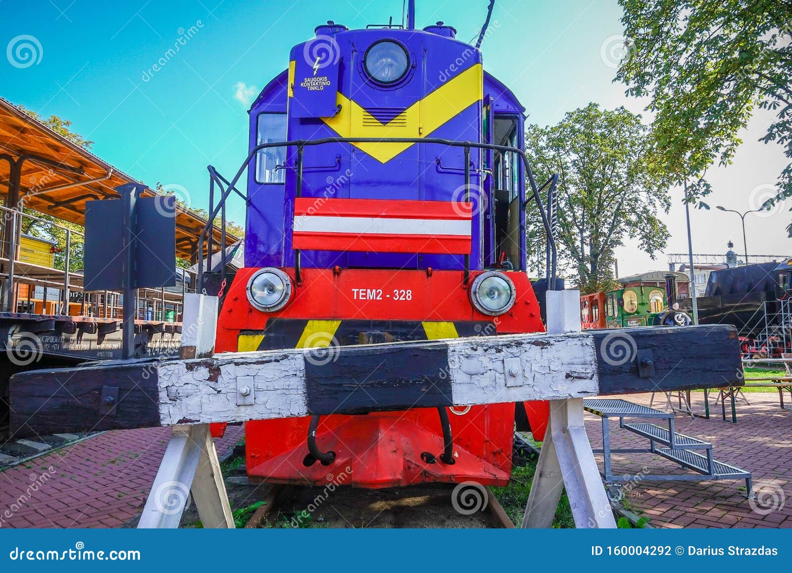 Railway Museum In Vilnius Near Station Editorial Photography - Image of transport, lietuvos ...