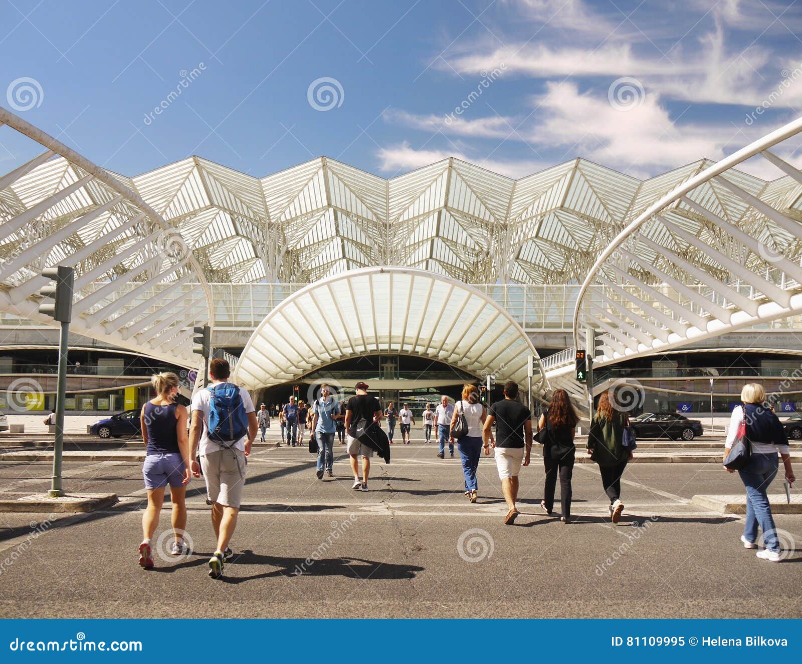 Railway Station Lisbon editorial image. Image of modern - 81109995