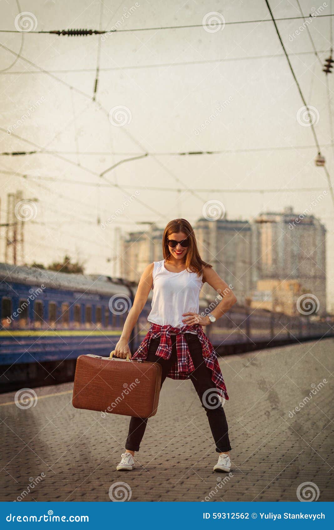 Railway station stock photo. Image of journey, migration - 59312562