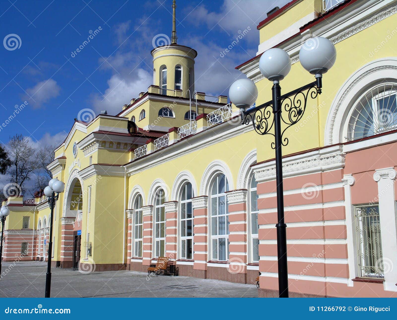railway station yoshckar-ola russia.