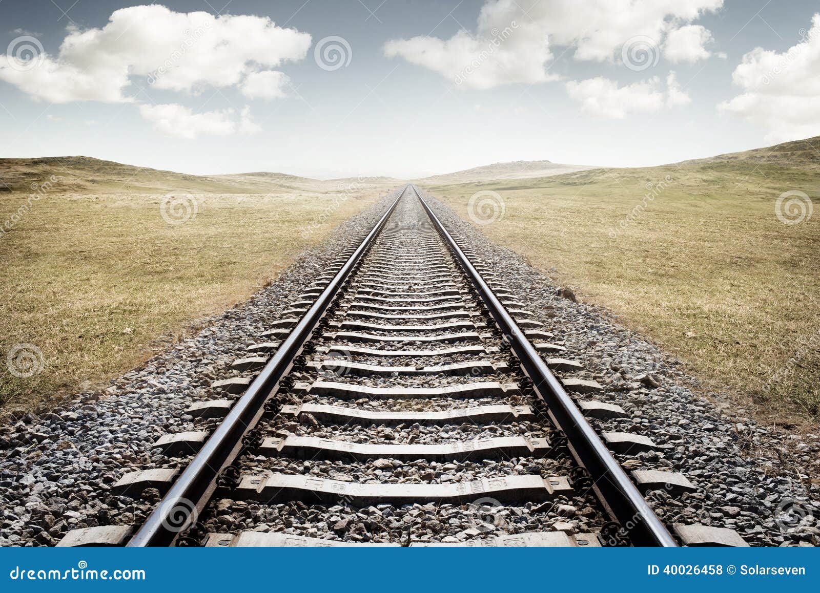 Railway Tracks stock photo. Image of nature, concept ...