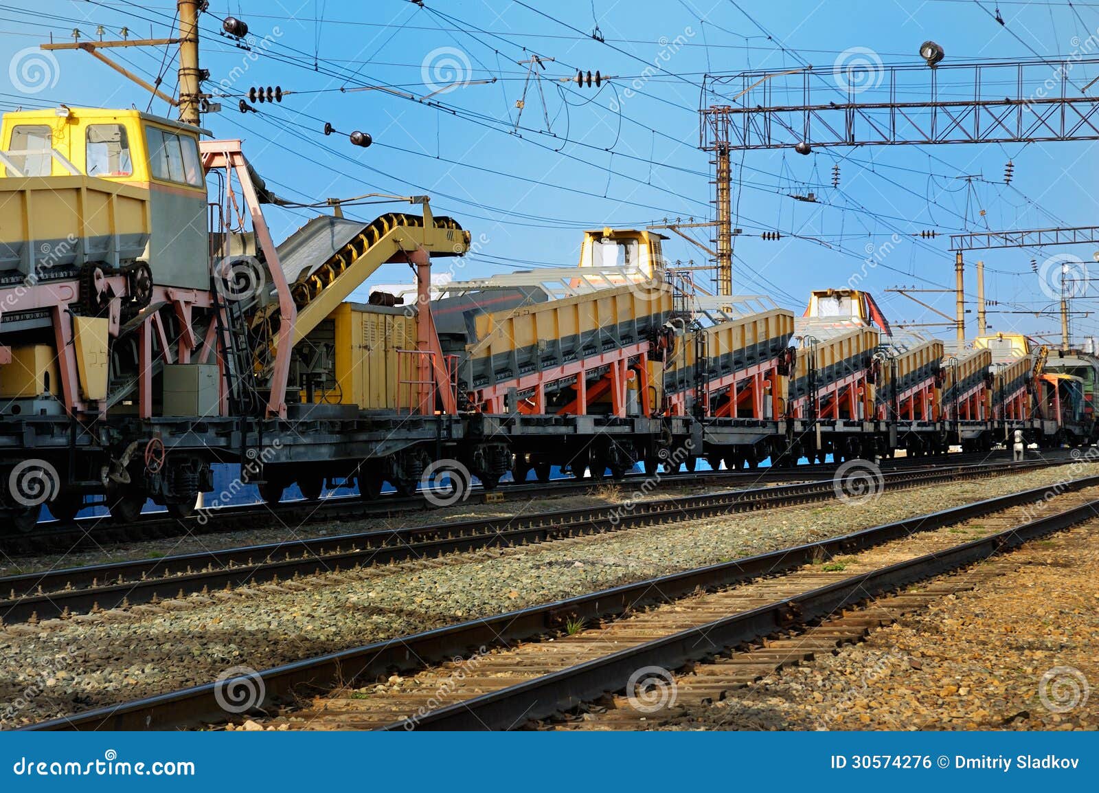 Railway train stock photo. Image of equipment, 30574276