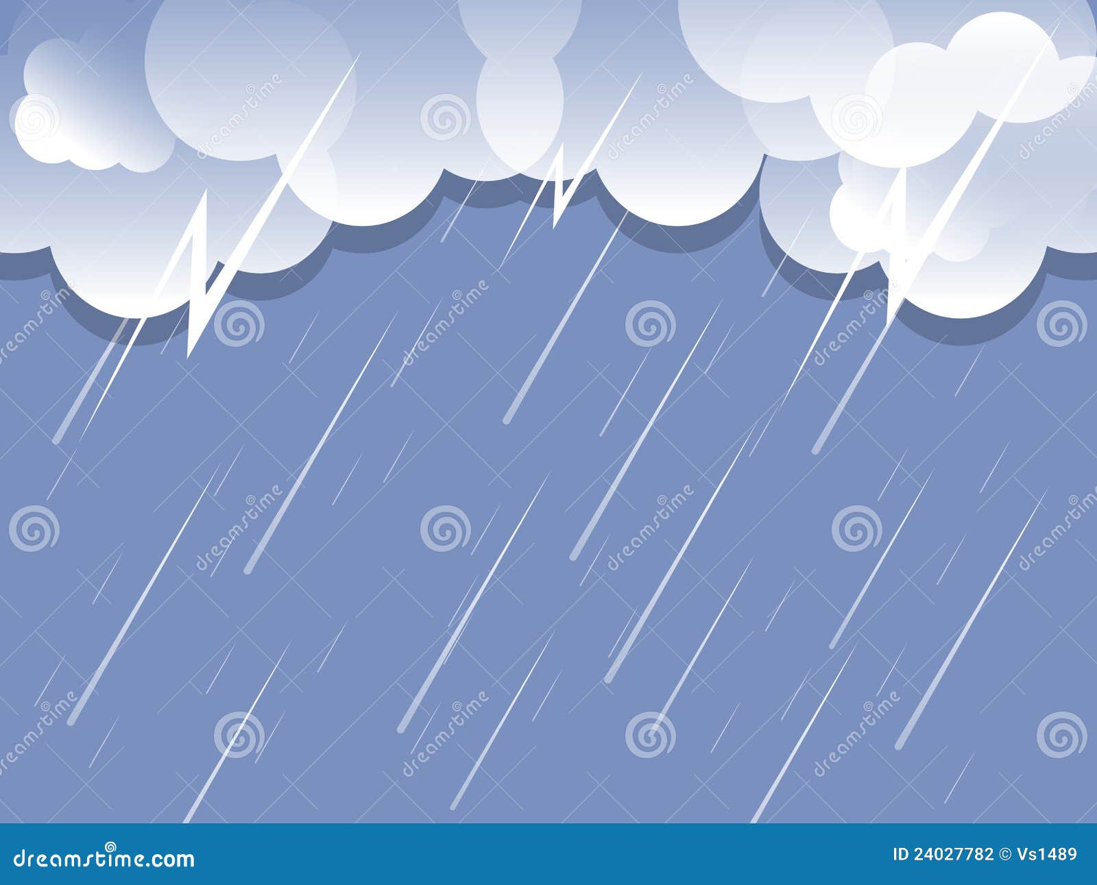 Rain Cloud Background Vector Stock Vector - Illustration of rainbow