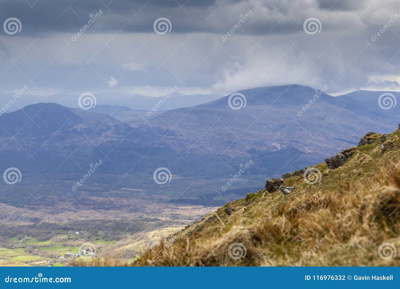 clouds over moel hebog