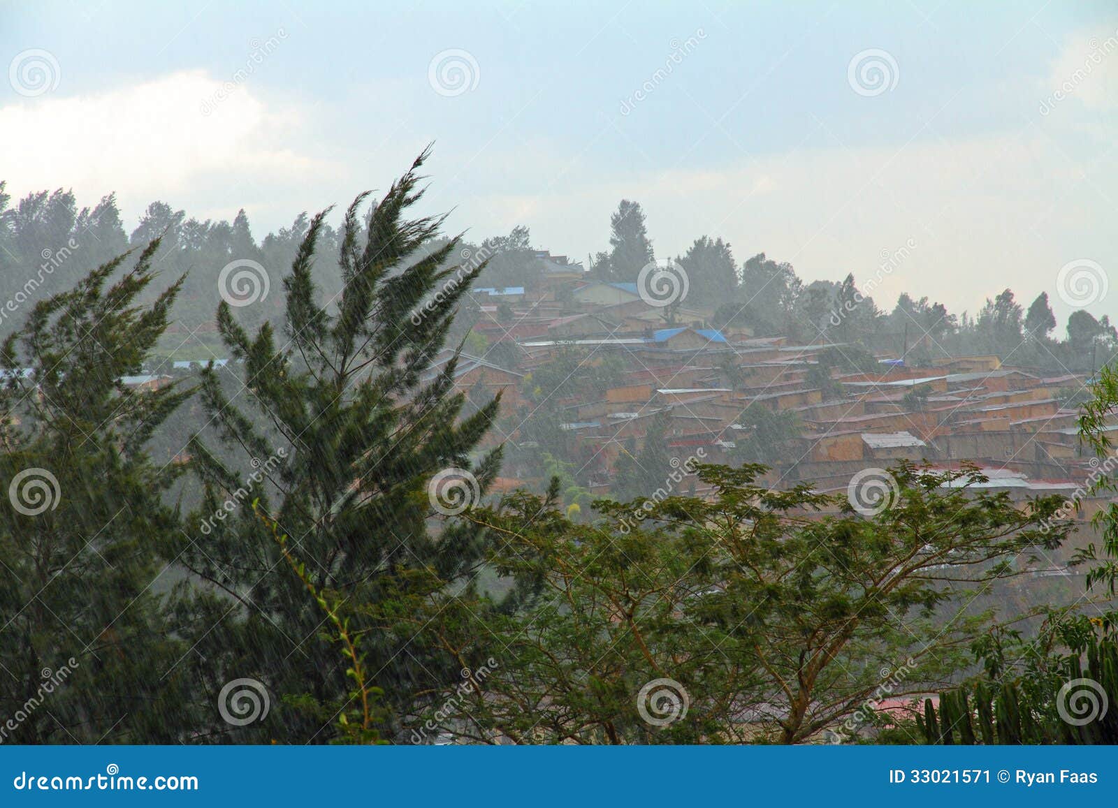 rain over kigali