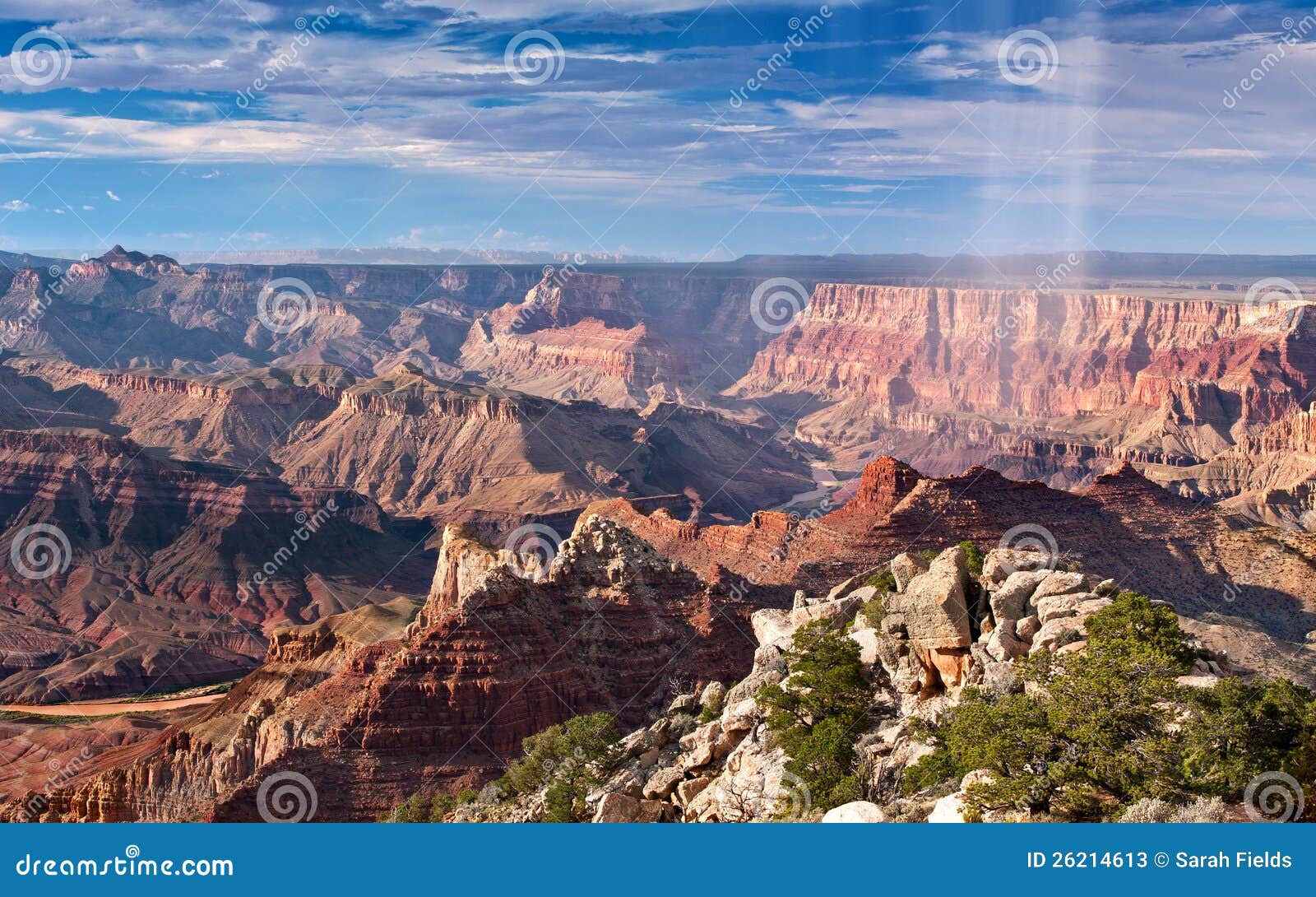 Rain Shower in the Grand Canyon Stock Image Image of rain, canyon 26214613