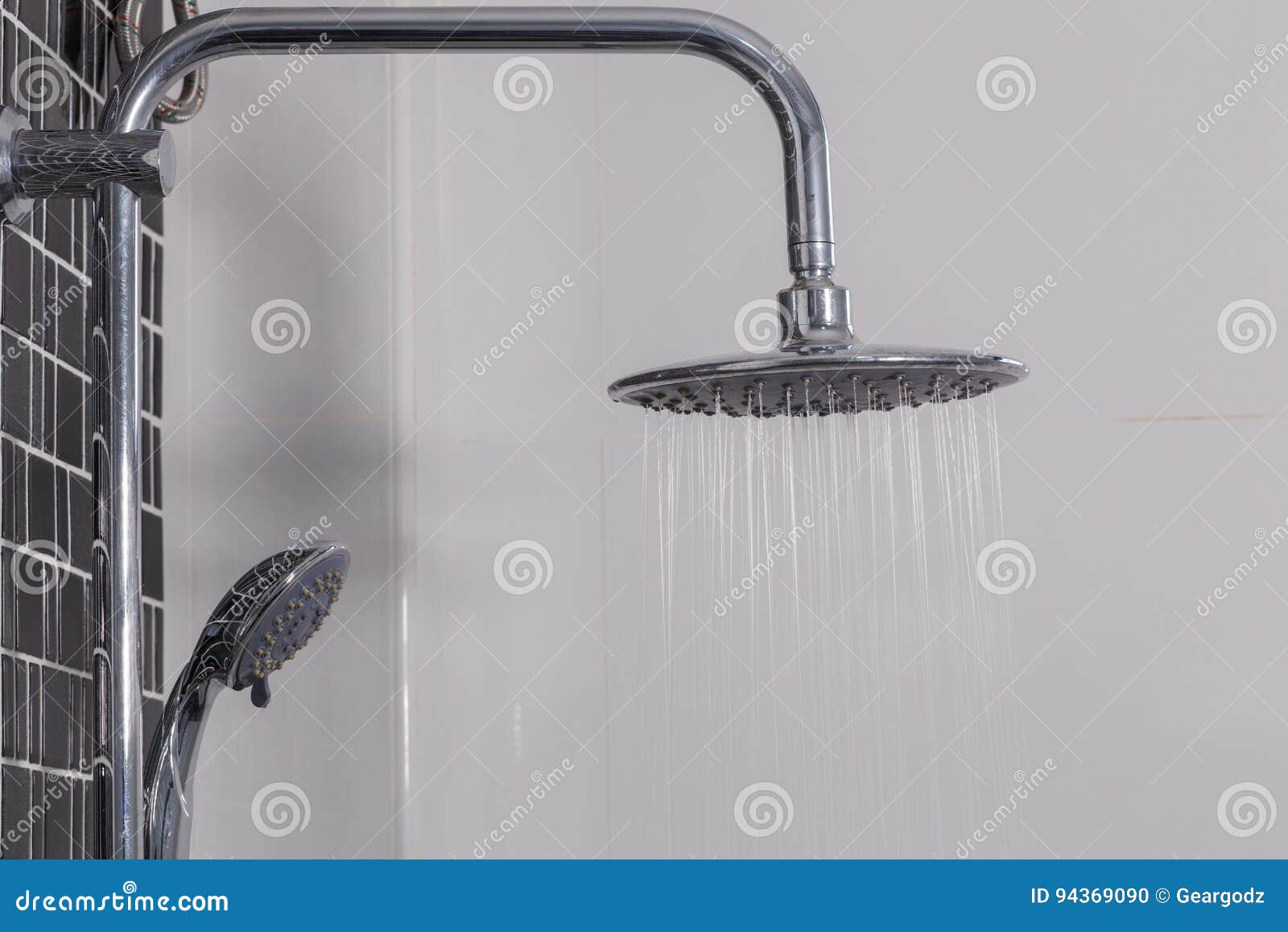 Rain Shower Head in Bathroom Stock Photo Image of modern, head 94369090