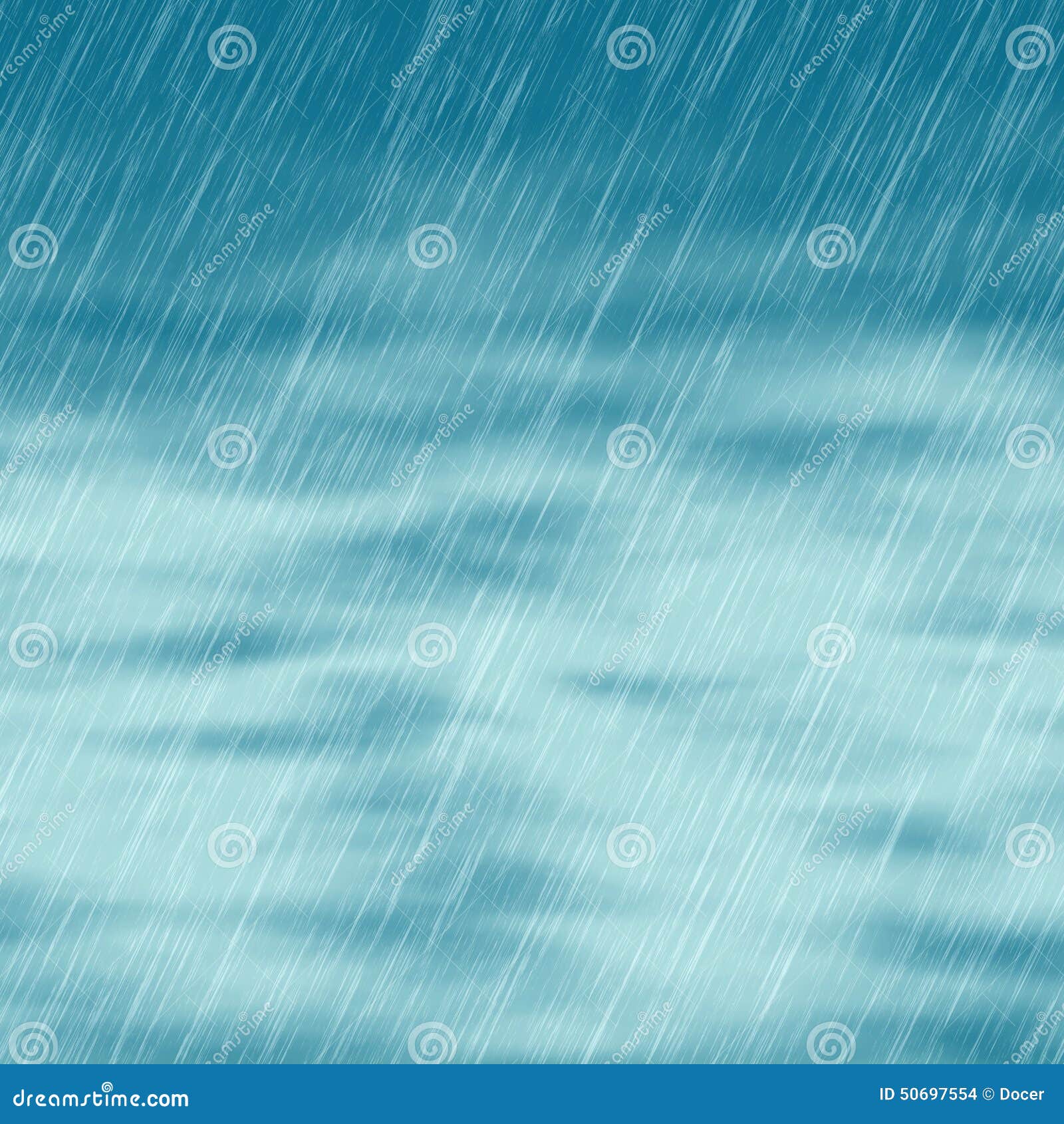Rain Storm Backgrounds in Cloudy Weather with Green Grass Stock