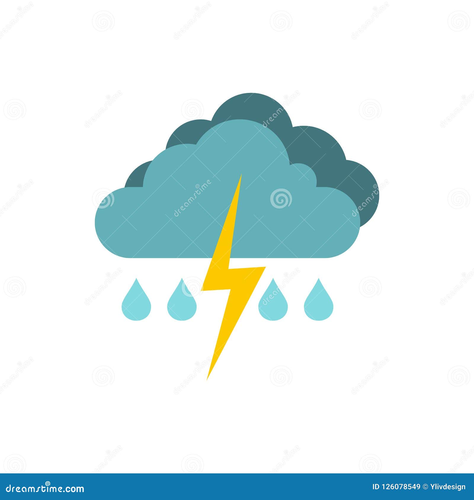 thunderstorm weather symbol