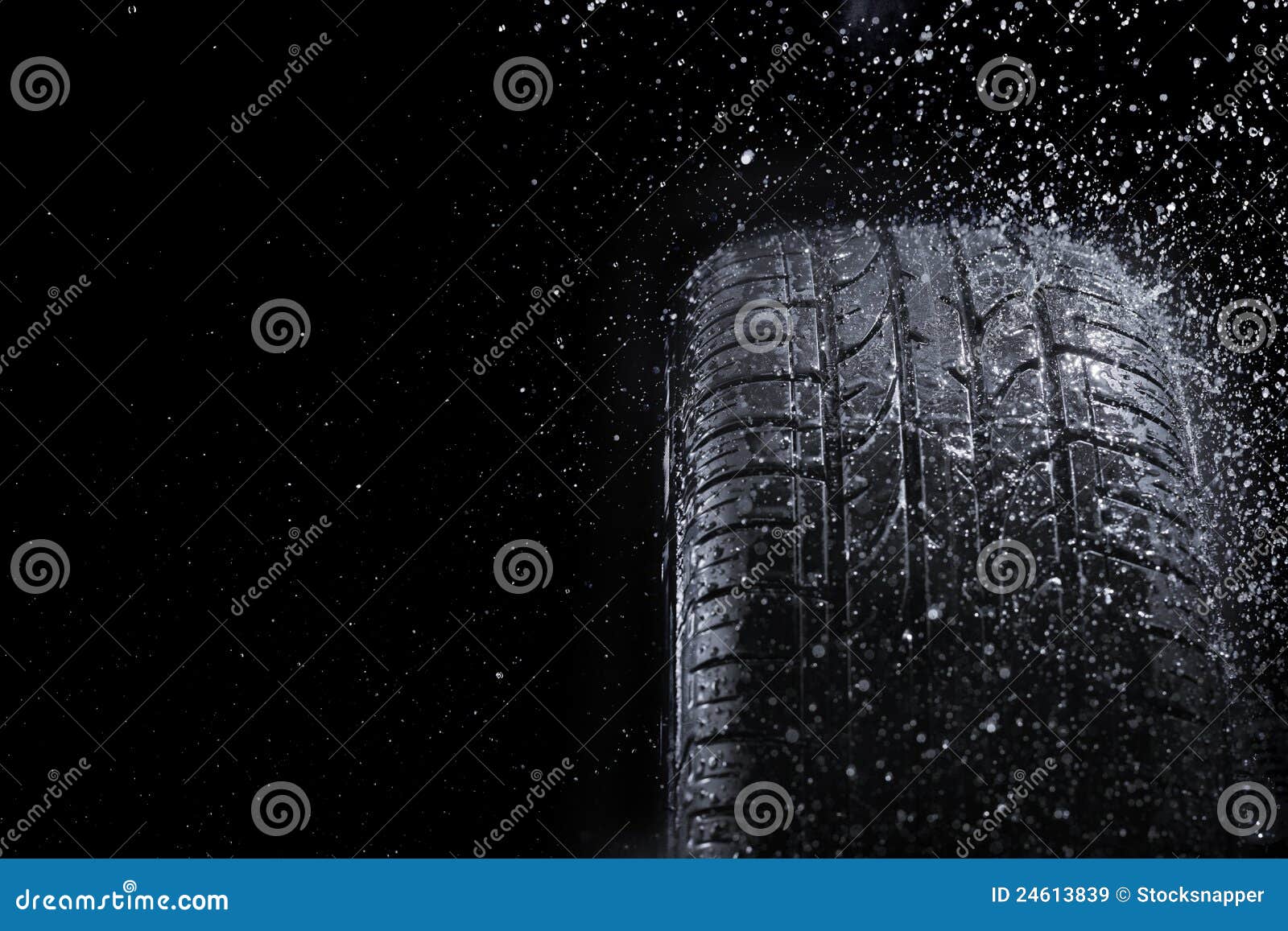 Rain Tire stock image. Image of tyre, weather, rubber 24613839