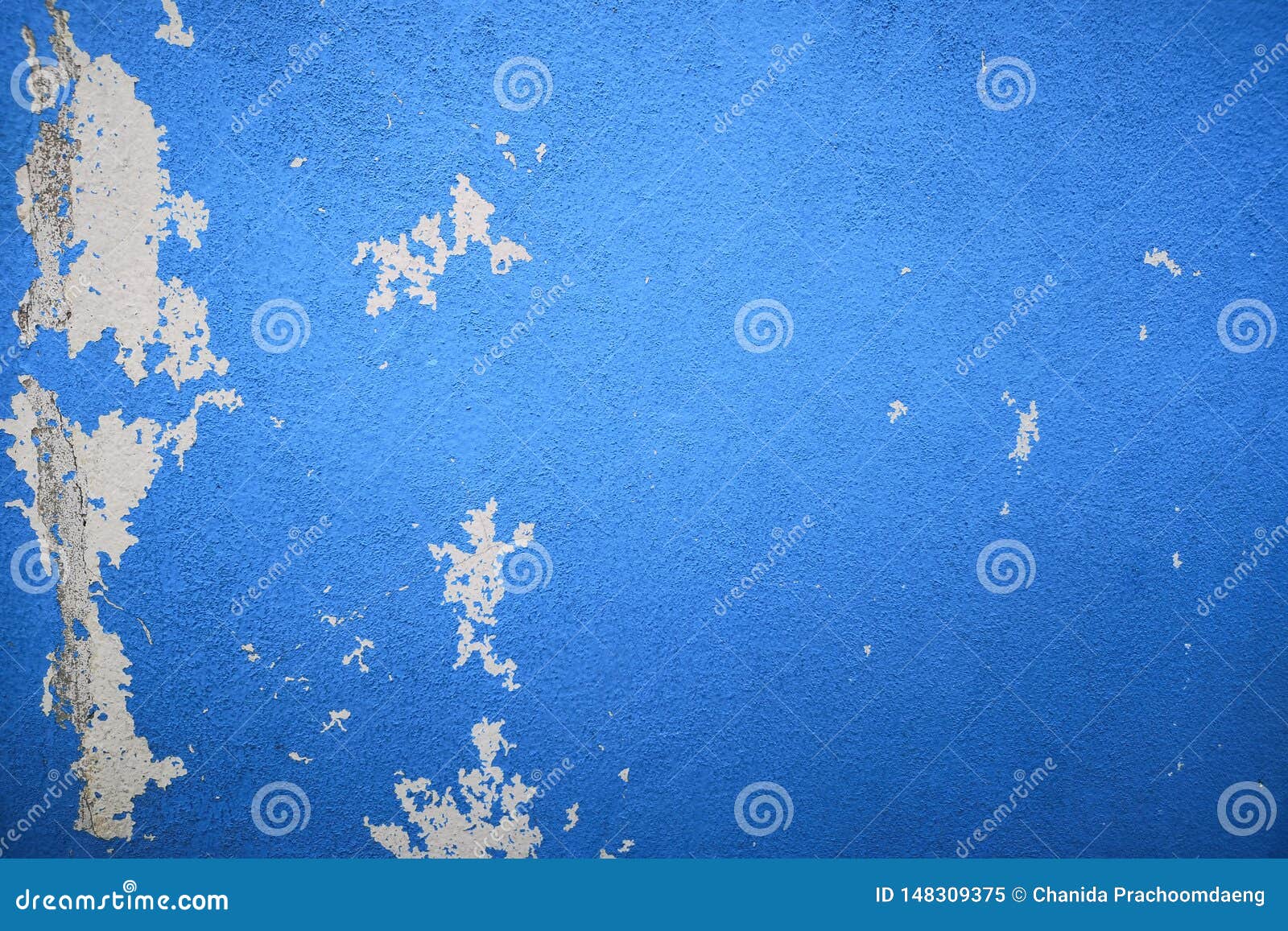 Rain Water Leaks On The Ceiling Causing Damage Peeling Paint And