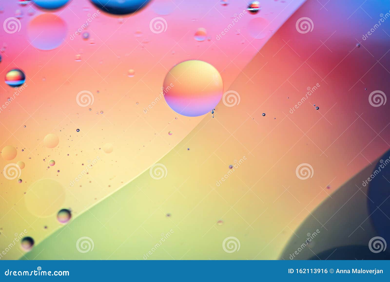 light blue abstract background picture made with oil, water and soap