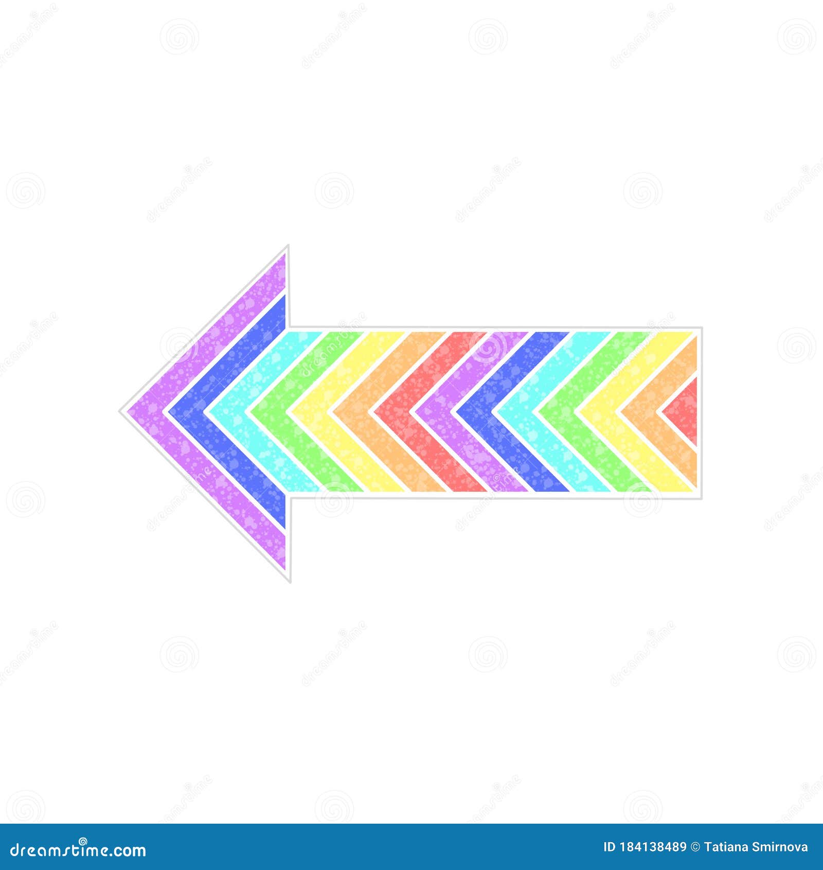 Rainbow Arrow Stock Photography | CartoonDealer.com #51918770