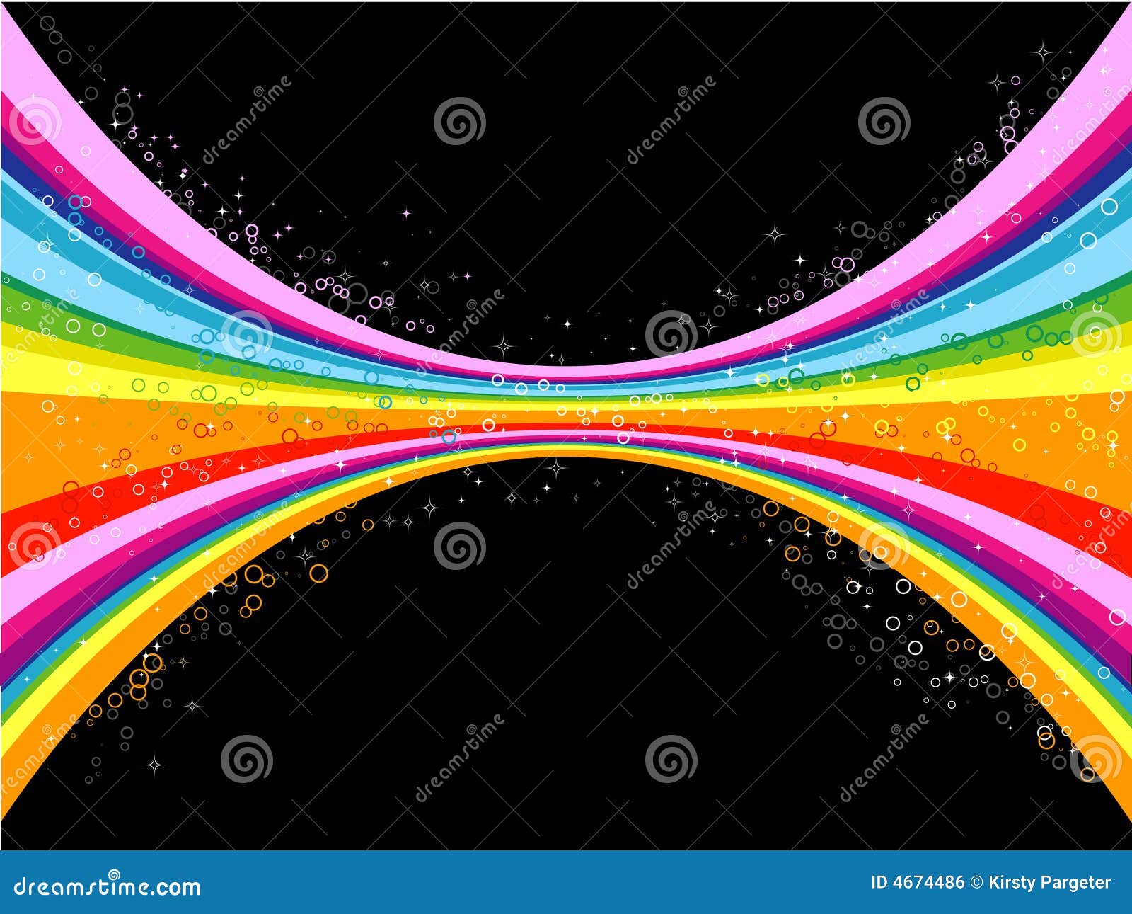 Rainbow background stock vector. Illustration of rainbow - 4674486