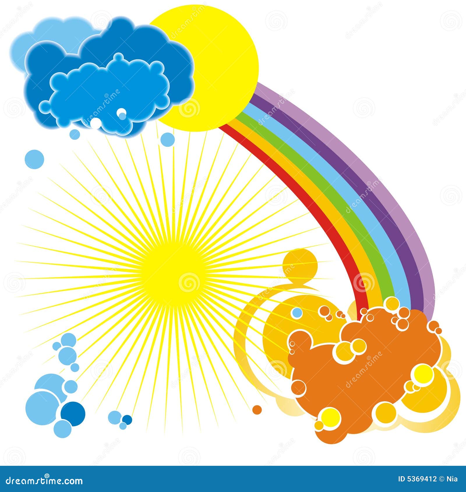 Download Rainbow Background - Vector Stock Vector - Illustration of ...