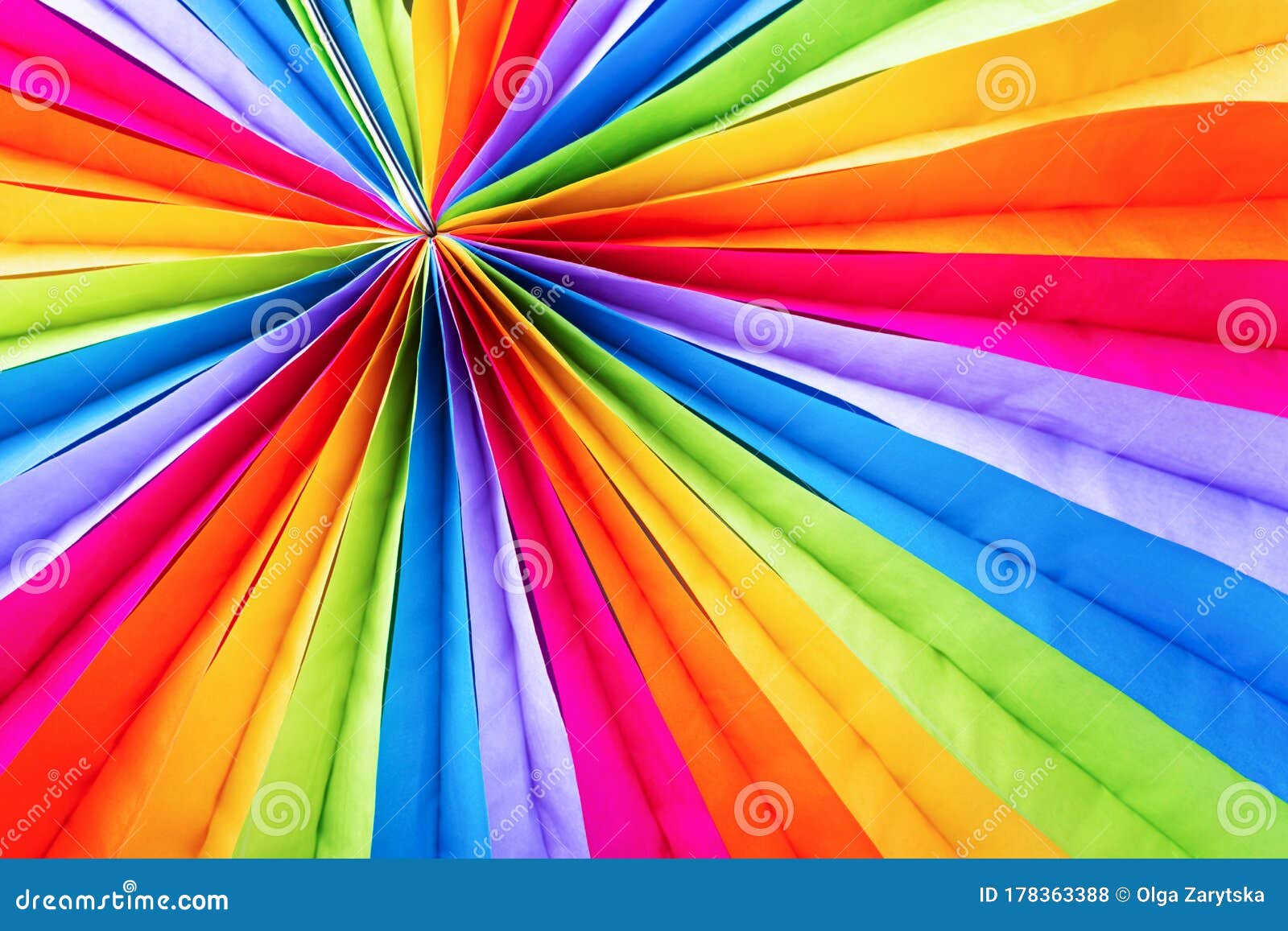 Rainbow Birthday Party Decoration. Stock Photo - Image of festive, gift