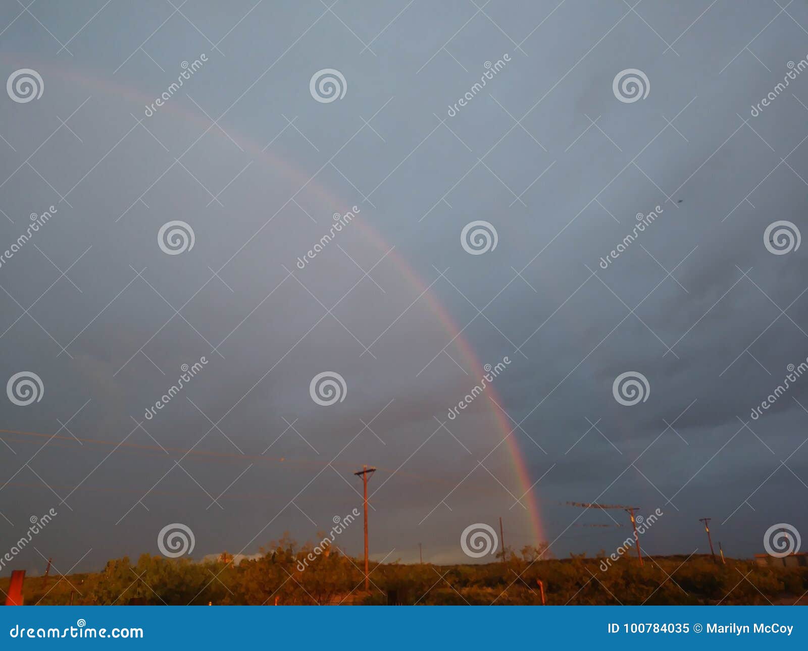Rainbow stock image. Image of chaparral, rainbow, mexico 100784035