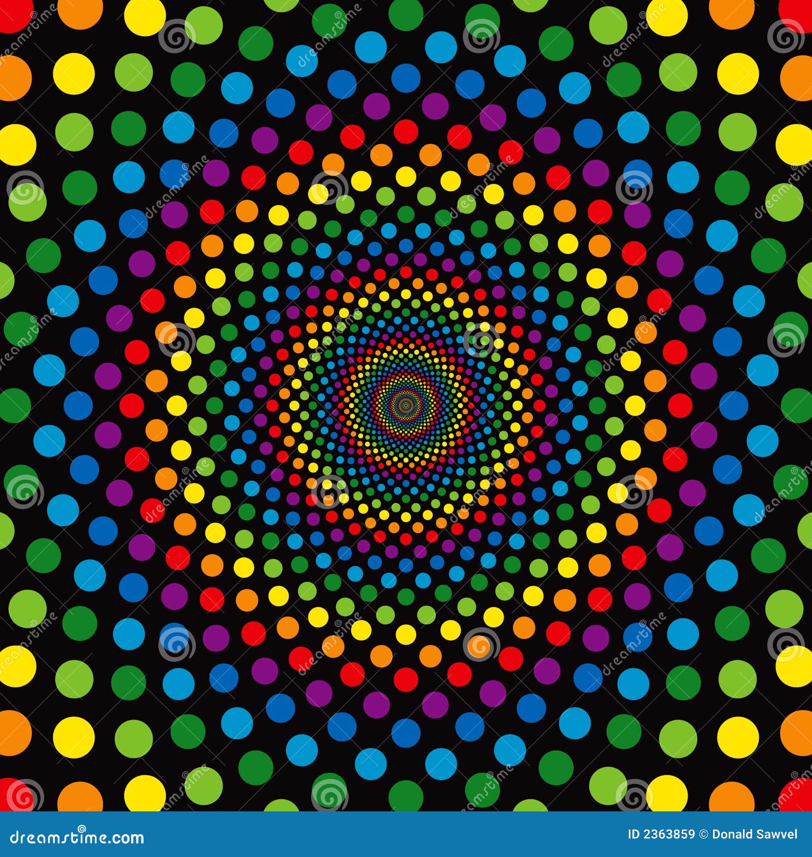 Rainbow Circles Stock Vector Illustration Of Orange Purple 2363859