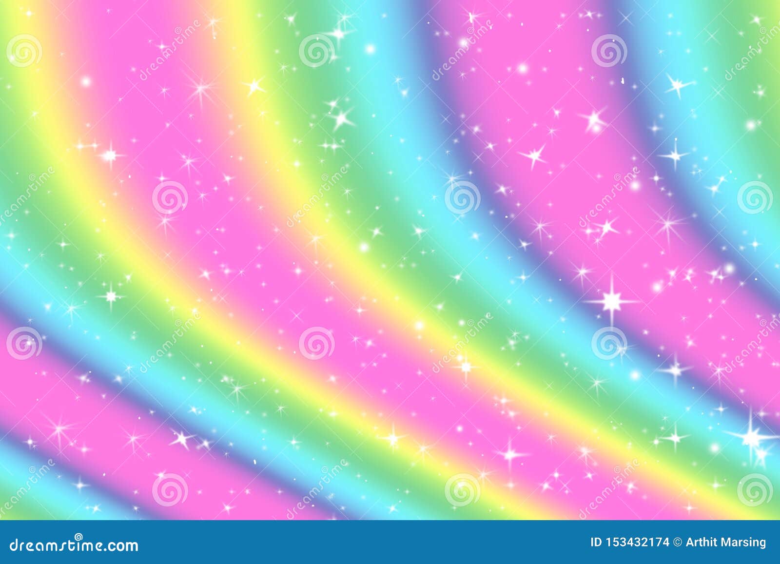 Rainbow Color Abstract Background with Soft Light Stars Presented Background  of Dream Concept on Sweet Content. the Rainbow Color Stock Photo - Image of  beautiful, blur: 153432174