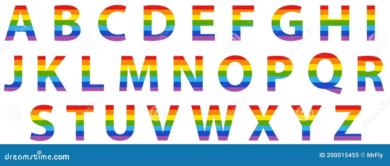 Rainbow Alphabet Printable Letters Printable Alphabet - vrogue.co