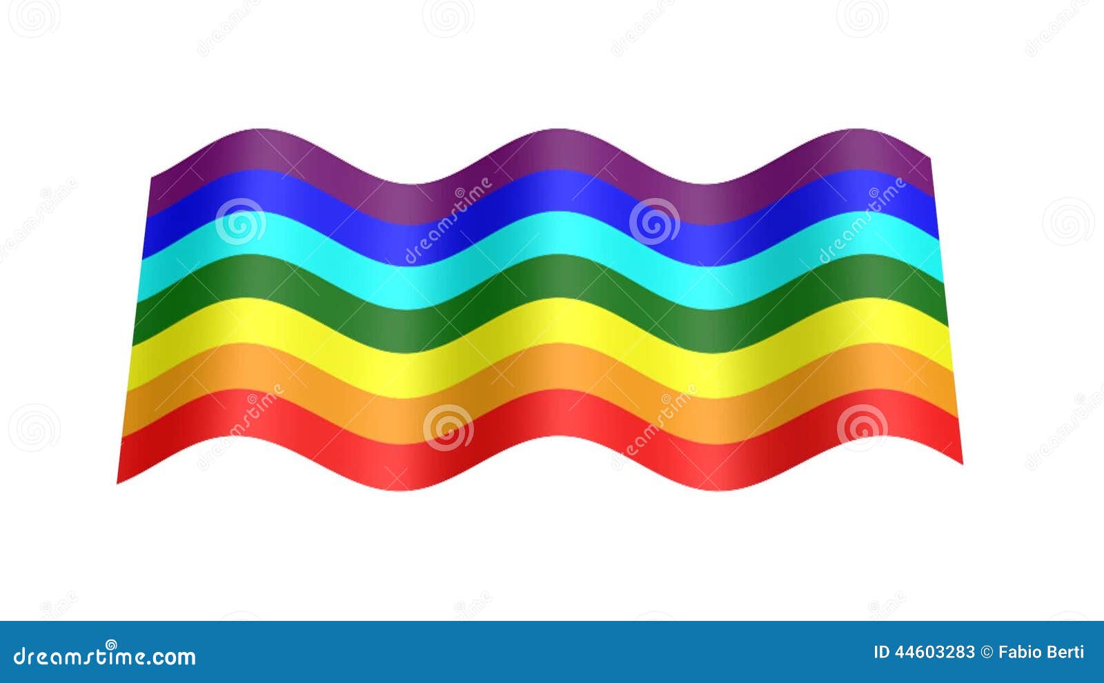 Rainbow Color Flag 3d Animation Stock Video Video of bisexual