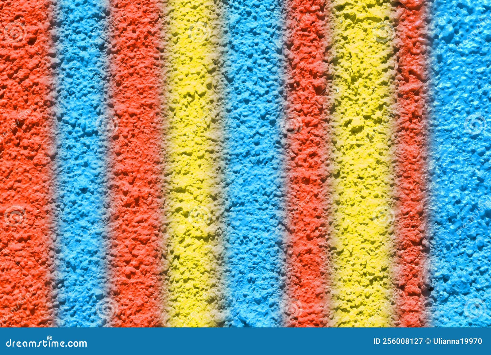 Rainbow Colored Rough Abrasive Surface Texture Closeup Photo Stock