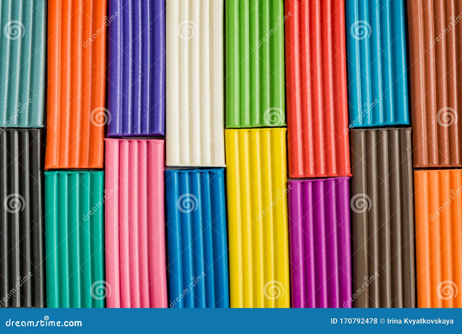 plasticine colour collection