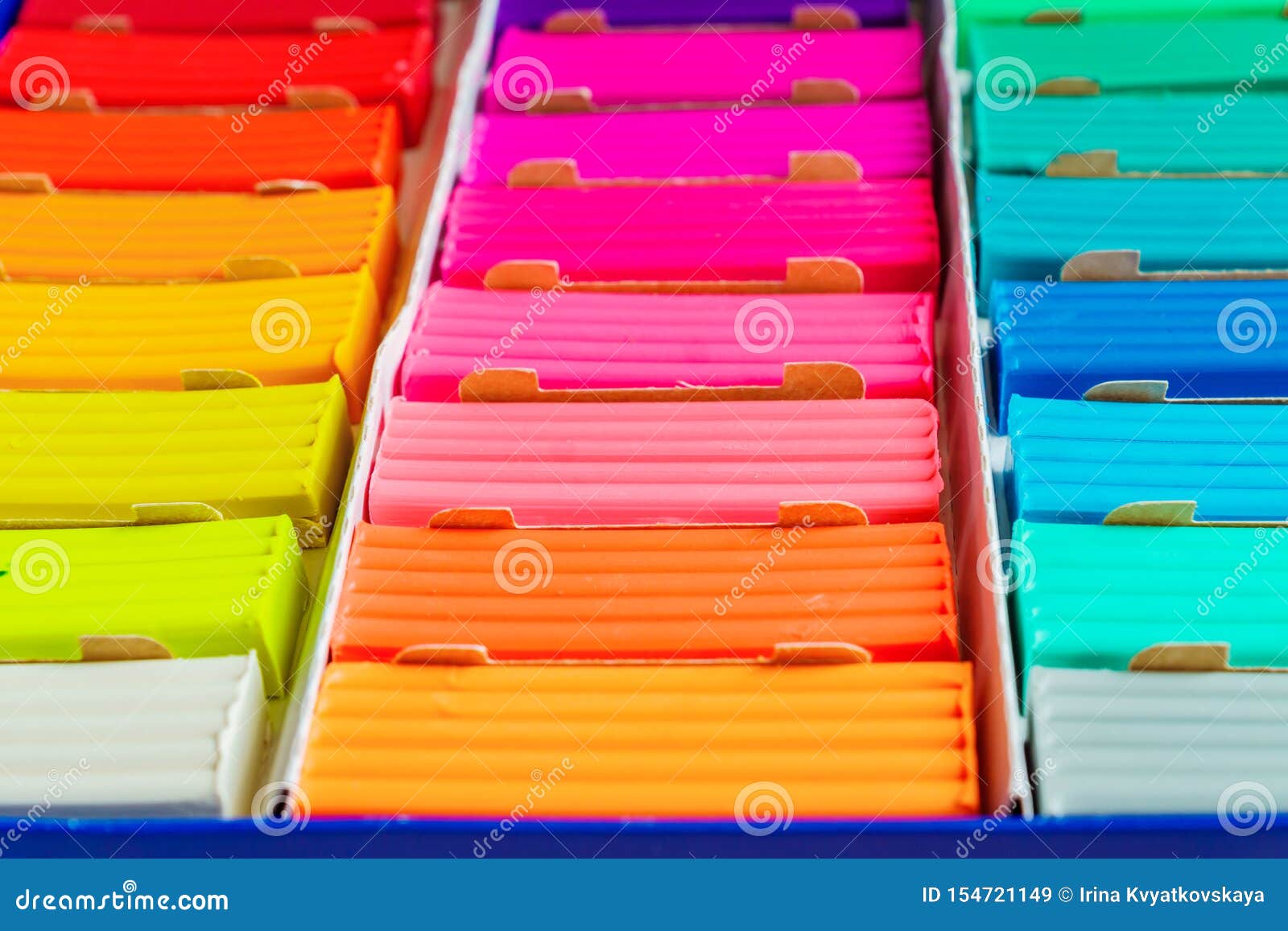 plasticine colour collection