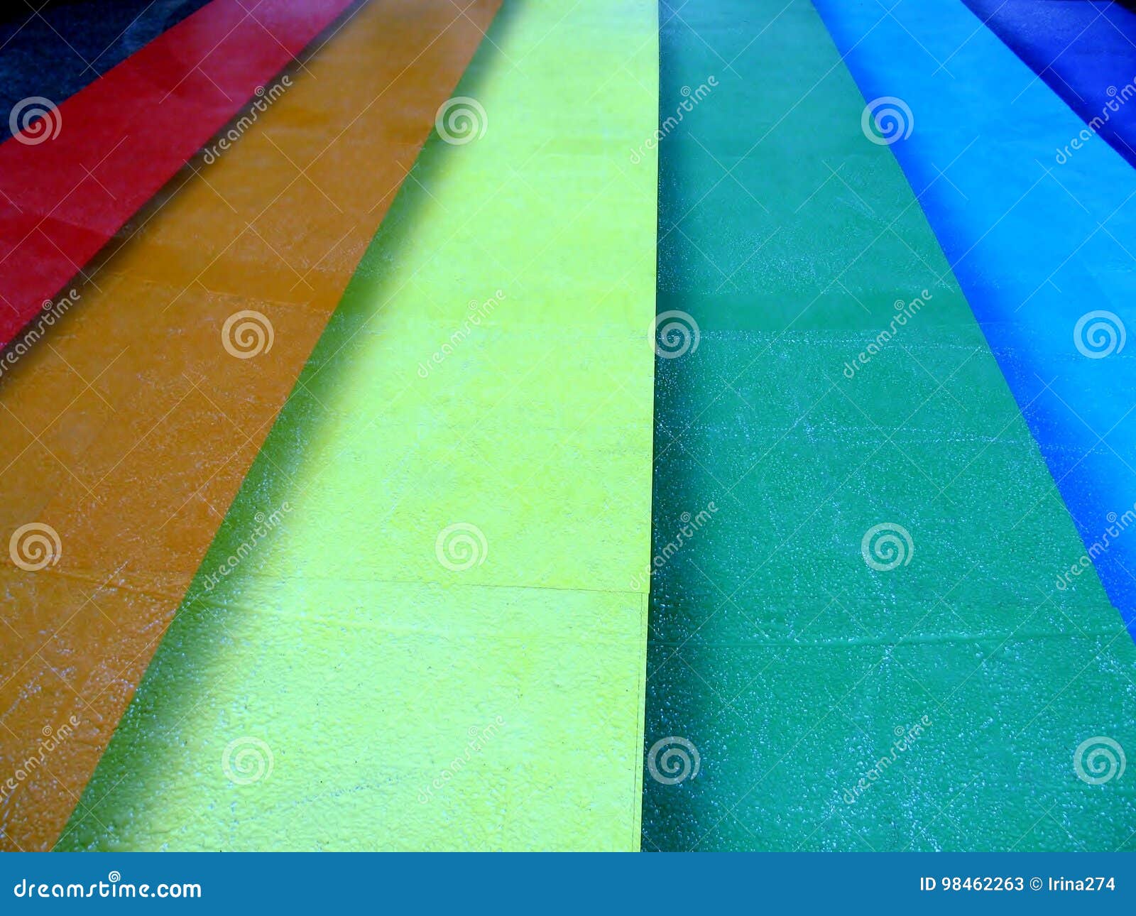Rainbow coloured road stock image. Image of colours, inclusive - 98462263