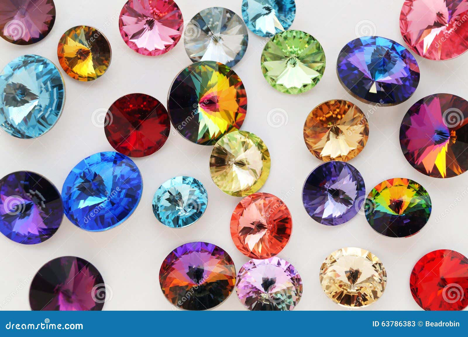 Rainbow crystals stock image. Image of crystals, crystal 63786383