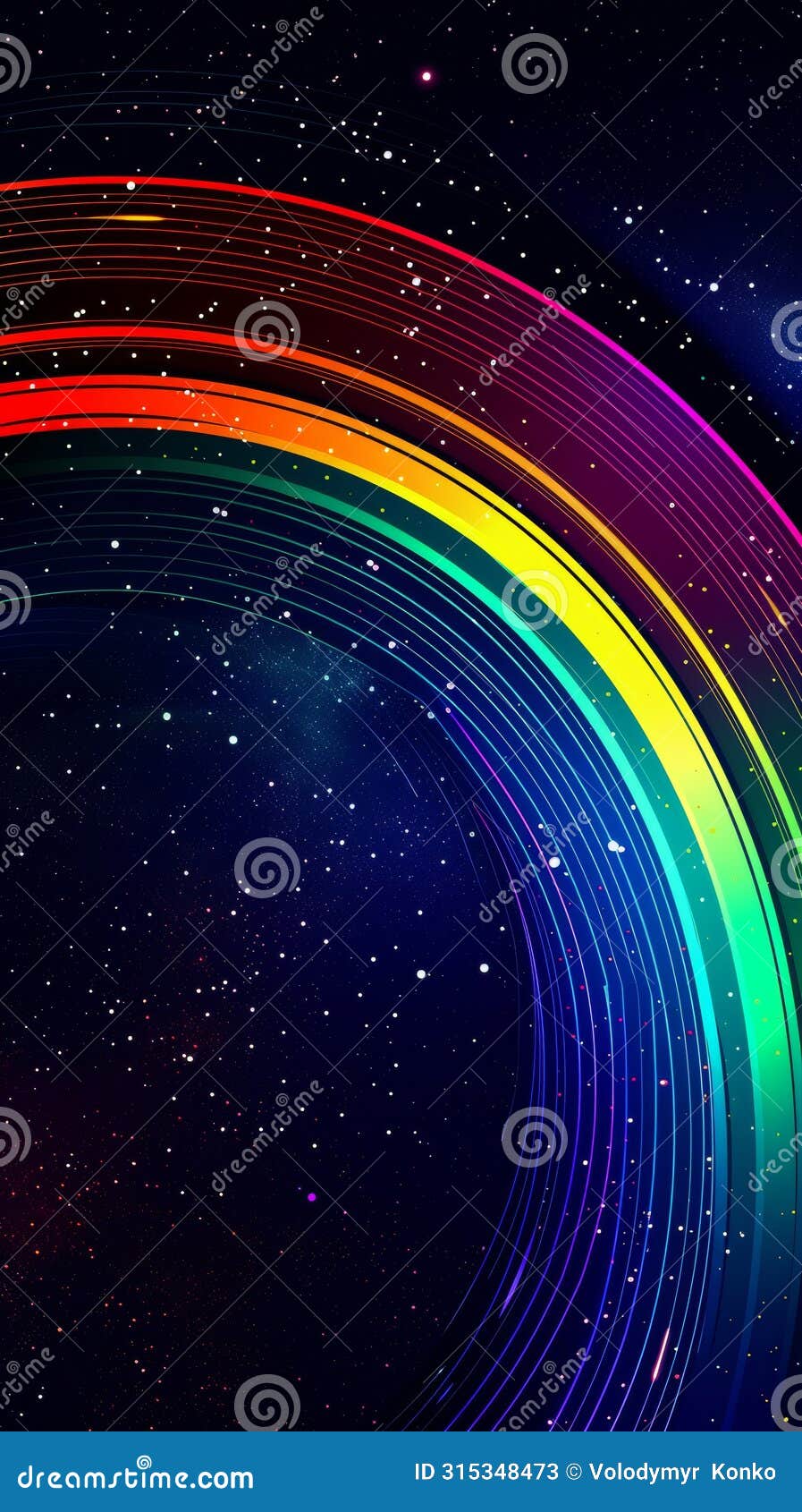 rainbow curvature in space 